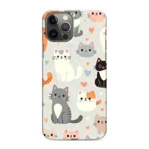 Чохол з принтом «Колаж котів» для iPhone 12 Pro