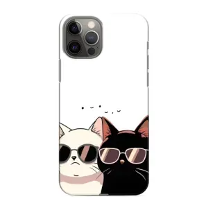 Чохол з принтом «Коти в окулярах» для iPhone 12 Pro