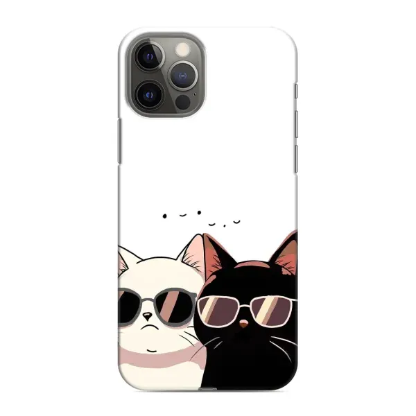 Чохол з принтом «Коти в окулярах» для iPhone 12 Pro Чохол з принтом «Коти в окулярах» для iPhone 12 Pro