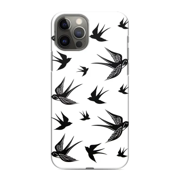 Чохол з принтом «Ластівки» для iPhone 12 Pro