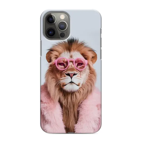 Чохол з принтом «Лев в окулярах» для iPhone 12 Pro