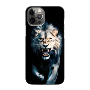 Чохол з картинкою 'Хижаки' для iPhone 12 Pro (Лев у темряві)