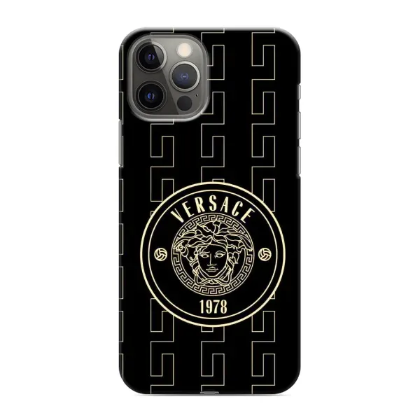 Чохол з принтом «Лого Версаче» для iPhone 12 Pro Чохол з принтом «Лого Версаче» для iPhone 12 Pro