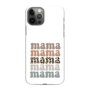 Чохол з принтом «Текстовий колаж мама» для iPhone 12 Pro