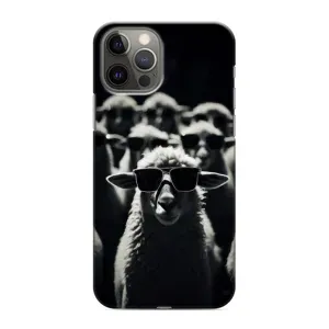 Чохол з принтом стильні тварини для Apple 12 Pro (Овечка в окулярах)