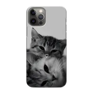 Чохол з принтом «Пара котів» для iPhone 12 Pro