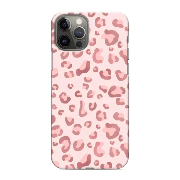 Чохол з принтом «Рожевий леопард» для iPhone 12 Pro