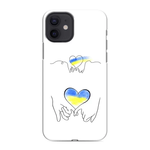 Чехол с принтом «Мир Украине» для iPhone 12