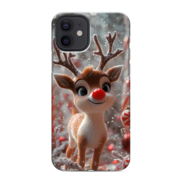Чохол з принтом «Олень з носом» для iPhone 12