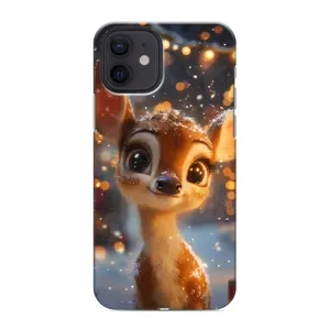 Чохол з принтом «Оленятко серед гірлянд» для iPhone 12