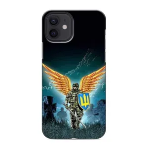 Чехлы с картинкой ЗСУ для iPhone 12 (AlphaPrint) (Солдат ЗСУ)