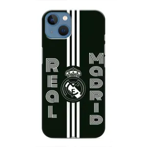 ФК Реал Мадрид чохли для iPhone 13 Mini (AlphaPrint) (чорно білий Реал)
