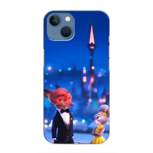 Чохол Зоотрополіс на iPhone 13 Mini (Романтичний вечір Зоотрополіс)