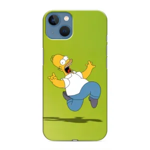 Чjхол з Сімпсонами для iPhone 13 Mini (VPrint) (Гомер Сімпсон)