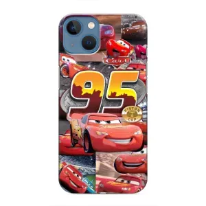 Силіконовий чохол Маквін для iPhone 13 Mini (Колаж Блискавка Маквін)
