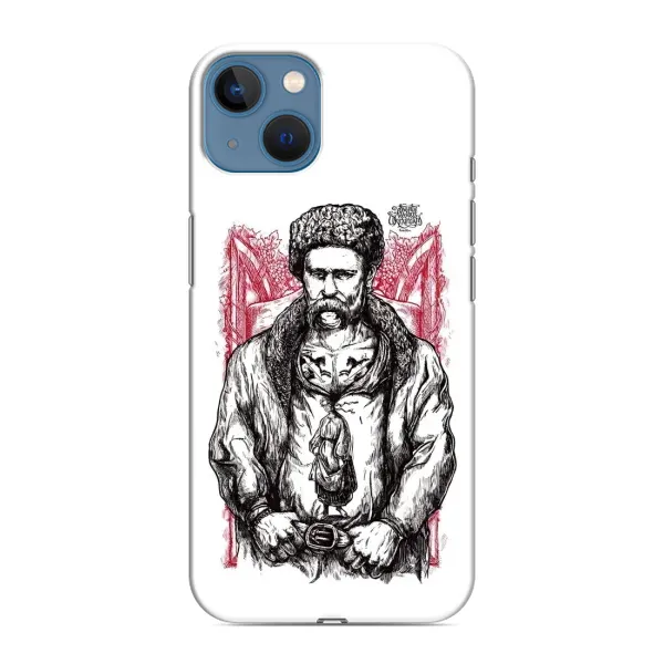 Чохол з принтом «Козак Шевченко» для iPhone 13 Mini Чохол з принтом «Козак Шевченко» для iPhone 13 Mini