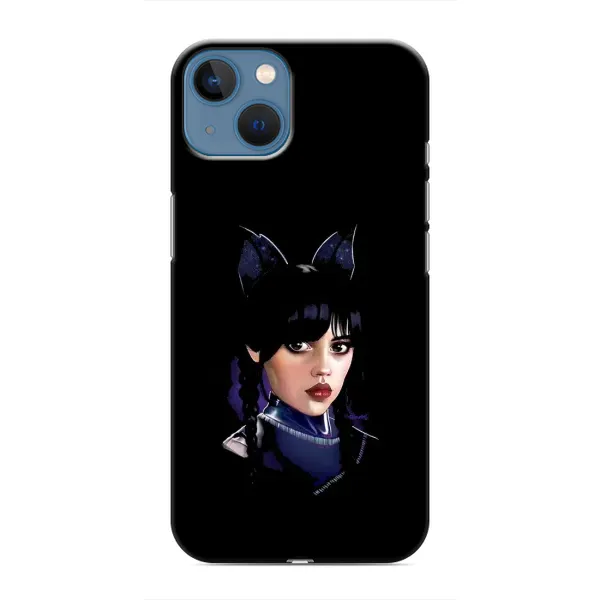 Чохол з принтом «серйозна Венздей» для iPhone 13 Mini