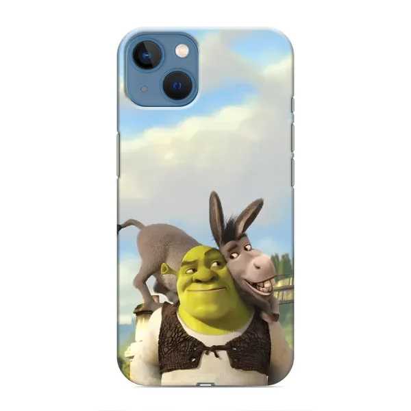 Чохол з принтом «Шрек та Осел» для iPhone 13 Mini