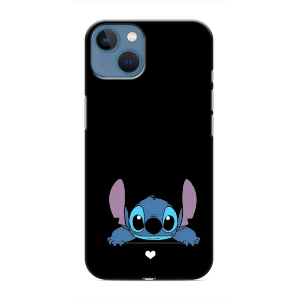 Чохол з принтом «Стіч на чорному» для iPhone 13 Mini