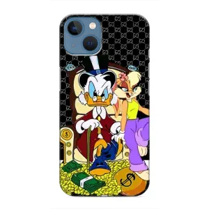 Чехли для iPhone 13 Mini - Скрудж МакДак Louis Vuitton (PREMIUMPrint) (Стильна Утка)