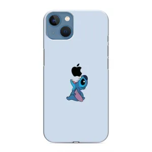 Чохол з принтом Стіч на iPhone 13 Mini (Stitch apple)