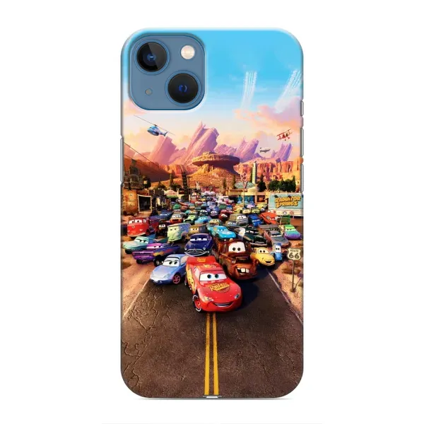 Чохол з принтом «Тачки на трасі» для iPhone 13 Mini