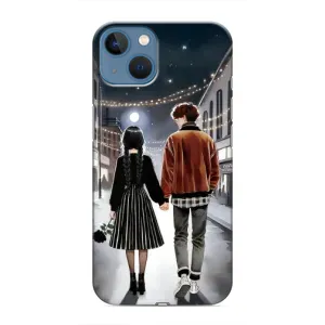 Чохол з дизайном Венздей 2 на iPhone 13 Mini (Венздей та Тайлер)