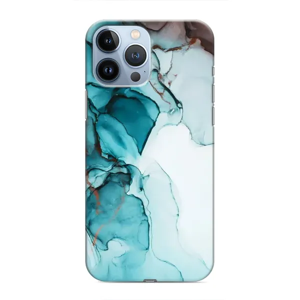 Чехол с принтом «Бирюзовый мрамор» для iPhone 13 Pro Max Чехол с принтом «Бирюзовый мрамор» для iPhone 13 Pro Max