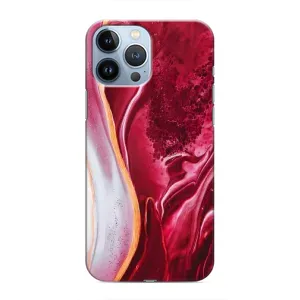 Чехол с принтом «Мрамор красный» для iPhone 13 Pro Max