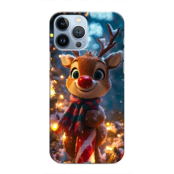 Чехол с принтом «Олень с шарфом» для iPhone 13 Pro Max Чехол с принтом «Олень с шарфом» для iPhone 13 Pro Max