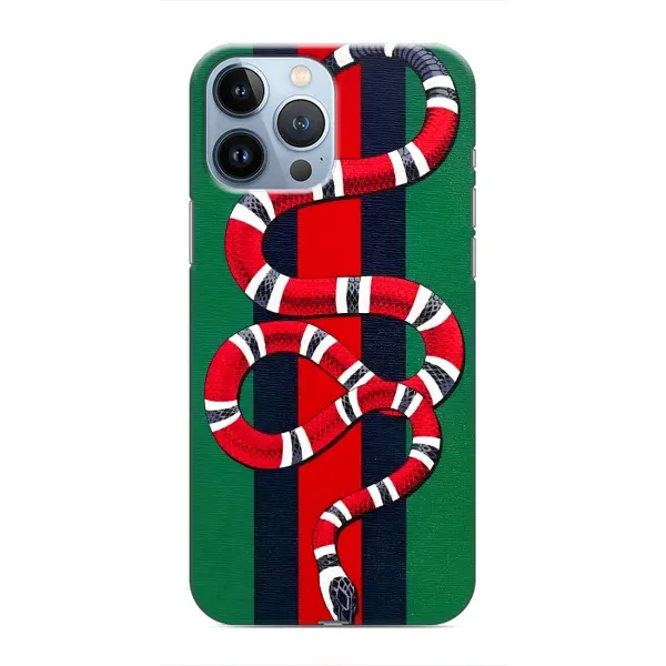 Чехол с принтом «Gucci змия» для iPhone 13 Pro