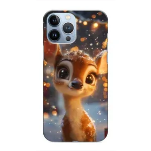 Чехол с принтом «Олененок среди гирлянд» для iPhone 13 Pro