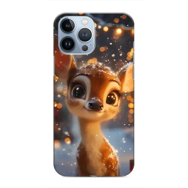 Чехол с принтом «Олененок среди гирлянд» для iPhone 13 Pro Чехол с принтом «Олененок среди гирлянд» для iPhone 13 Pro