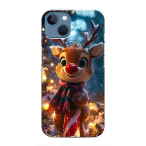 Чехол с принтом «Олень с шарфом» для iPhone 13
