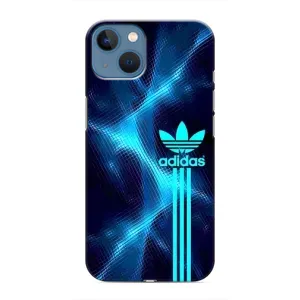 Чехол с принтом «Синий Адидас» для iPhone 13