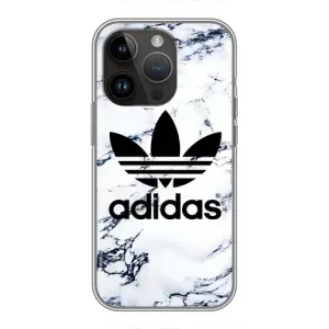 Чехол с принтом «Адидас на мраморе» для iPhone 14 Pro Max