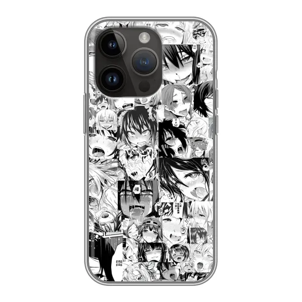 Чехол с принтом «Ahegao manga» для iPhone 14 Pro Max