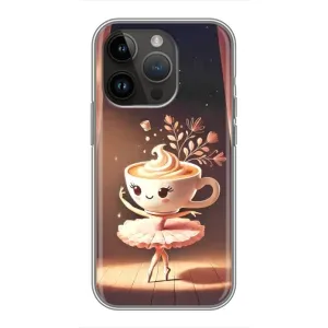 Чохол з мемом Тралалело тралала на iPhone 14 Pro Max (Балерина капучина)