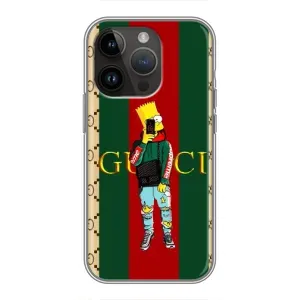 Чохол з принтом «Барт ГУЧЧІ» для iPhone 14 Pro Max
