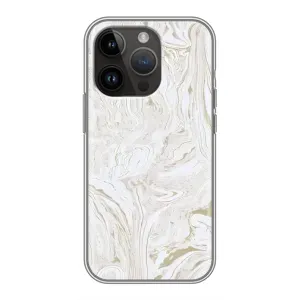 Чохол з принтом «Білий мрамор» для iPhone 14 Pro Max