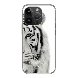 Чохли з картинкою животних iPhone 14 Pro Max (Білий Тигр)
