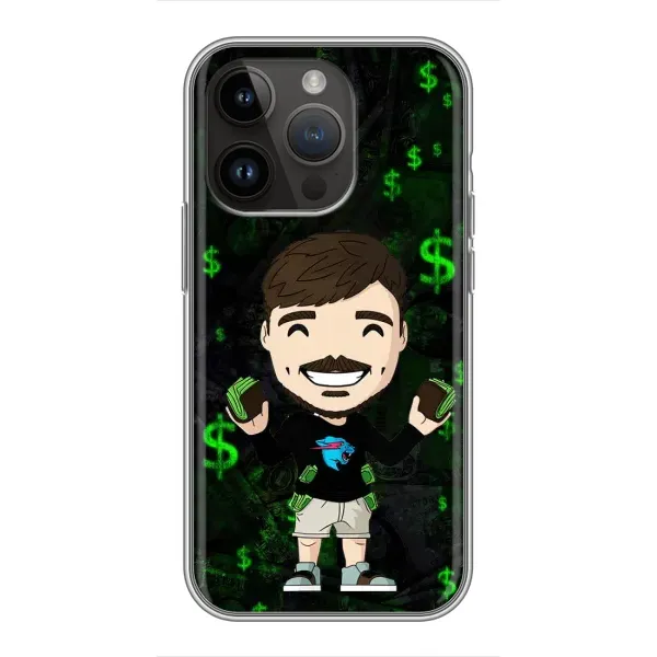 Чохол з принтом «Блогер Beast» для iPhone 14 Pro Max