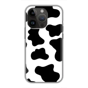 Чохол з принтом «Чорная Буренка» для iPhone 14 Pro Max