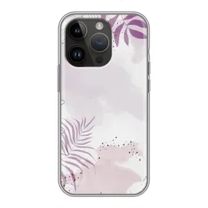 Чохол з принтом «Фіолетове листя» для iPhone 14 Pro Max