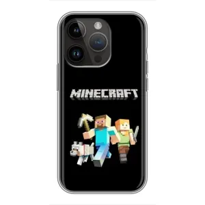 Чохол з принтом «герої Minecraft» для iPhone 14 Pro Max