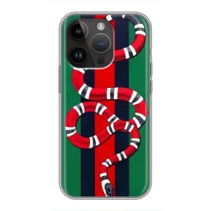 Чохол з принтом «Gucci змія» для iPhone 14 Pro Max