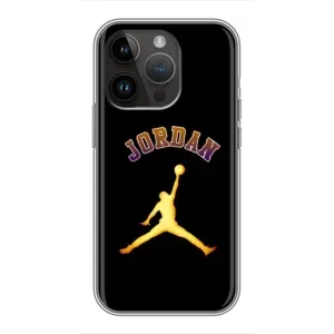 Чехлы для iPhone 14 Pro Max - с картинкой JORDAN (AlphaPrint) (Jordan Gold)