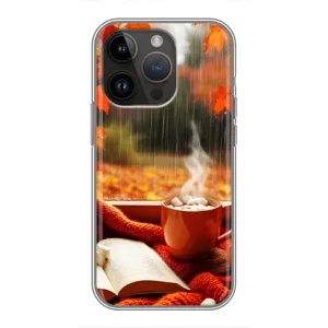 Чохол з принтом «Кава і дощ» для iPhone 14 Pro Max