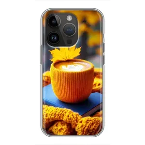 Чохол з принтом «Кава на жовтому пледі» для iPhone 14 Pro Max