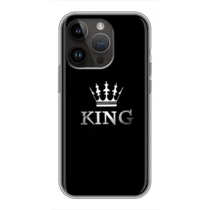 Чохол з принтом «KING» для iPhone 14 Pro Max